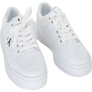 Calvin Klein Alondra White Low-Top Casual Sneakers Women US 7.5M